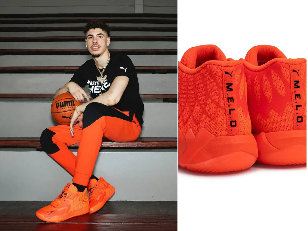 BBB heir LaMelo Ball launches a signature line with Puma named MB.01on December 2021.