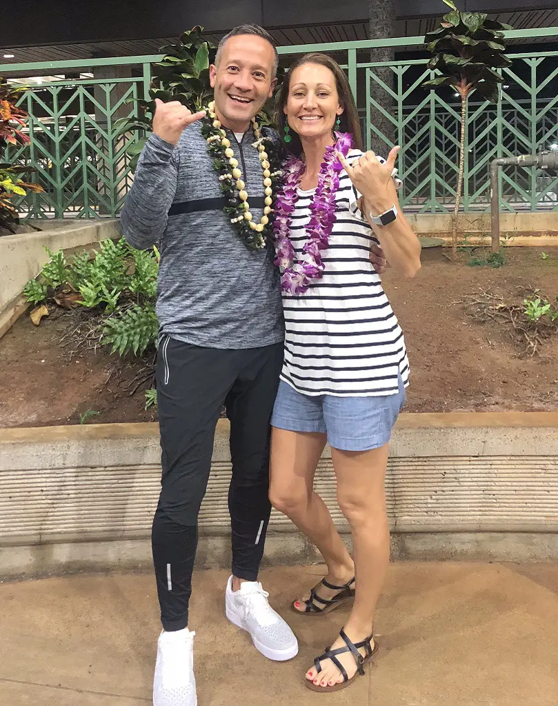 Grant and his beau Cece enjoyed their stay at Mahalo Hawai'i in 2018