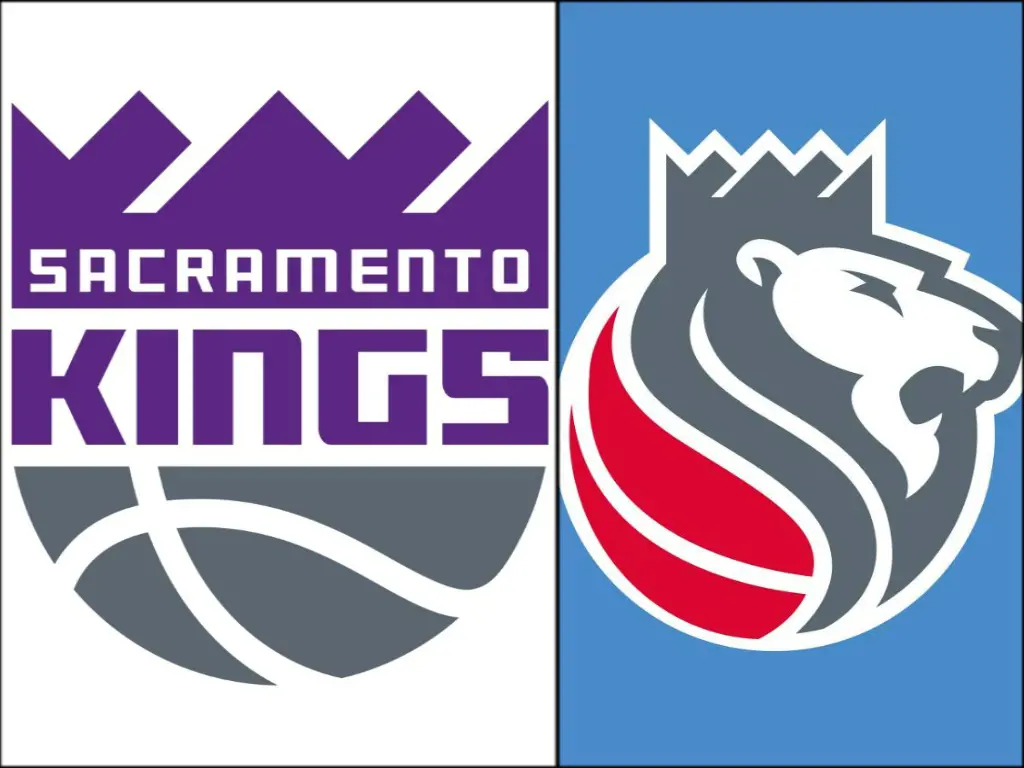 Official primary and secondary logo of the Sacramento Kings.