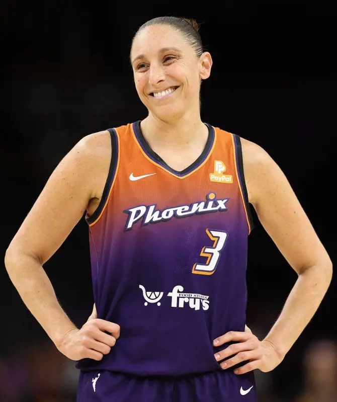 Taurasi Posed To The Camera In The Phoenix Jersey In 2023