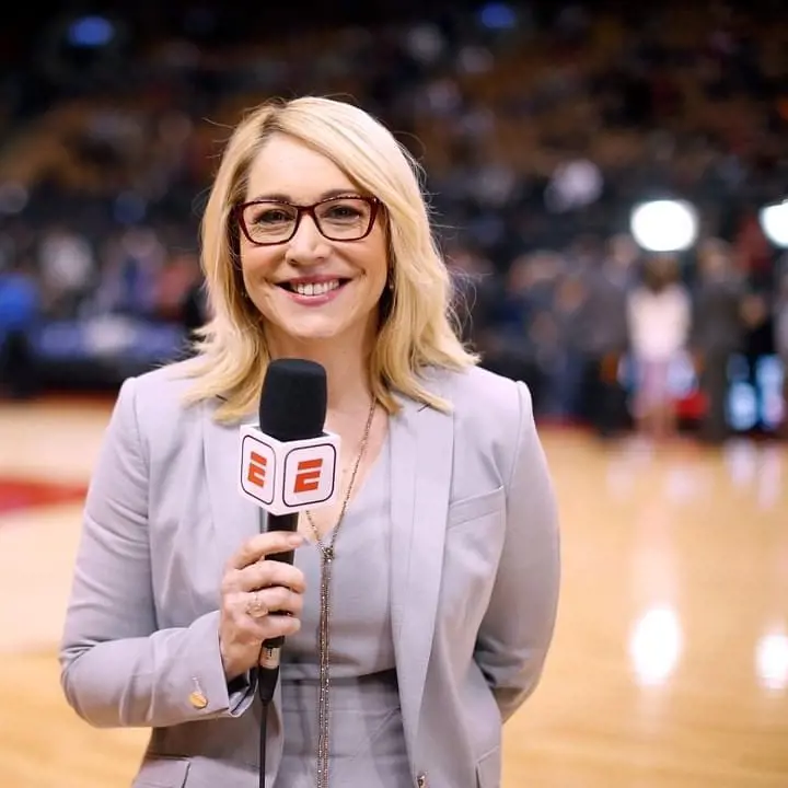 Doris is the first woman in American press history to cover the NBA Finals on television or radio.